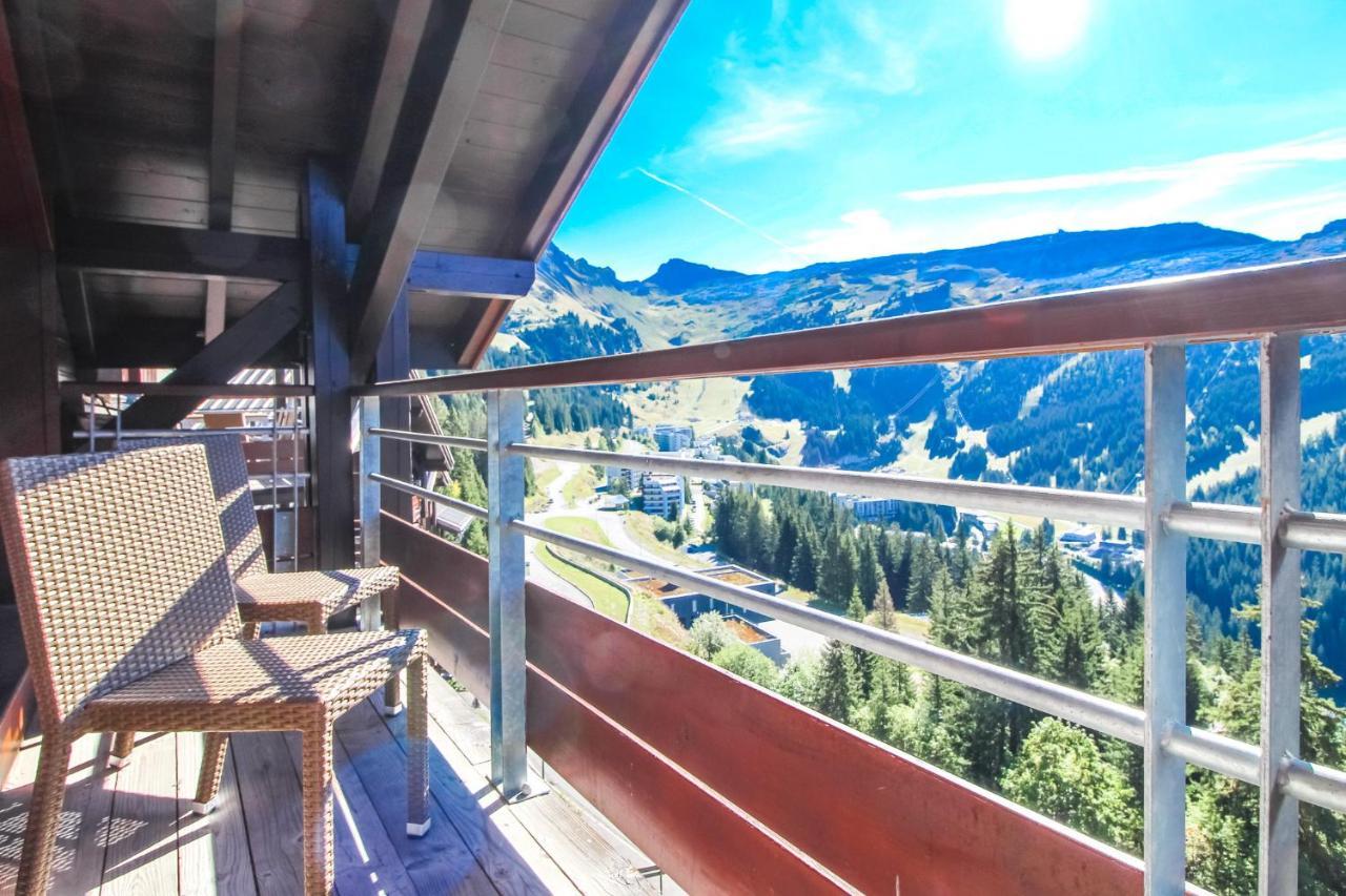 Exceptional 3 Bed Penthouse With Fireplace And Stunning Views Flaine Buitenkant foto