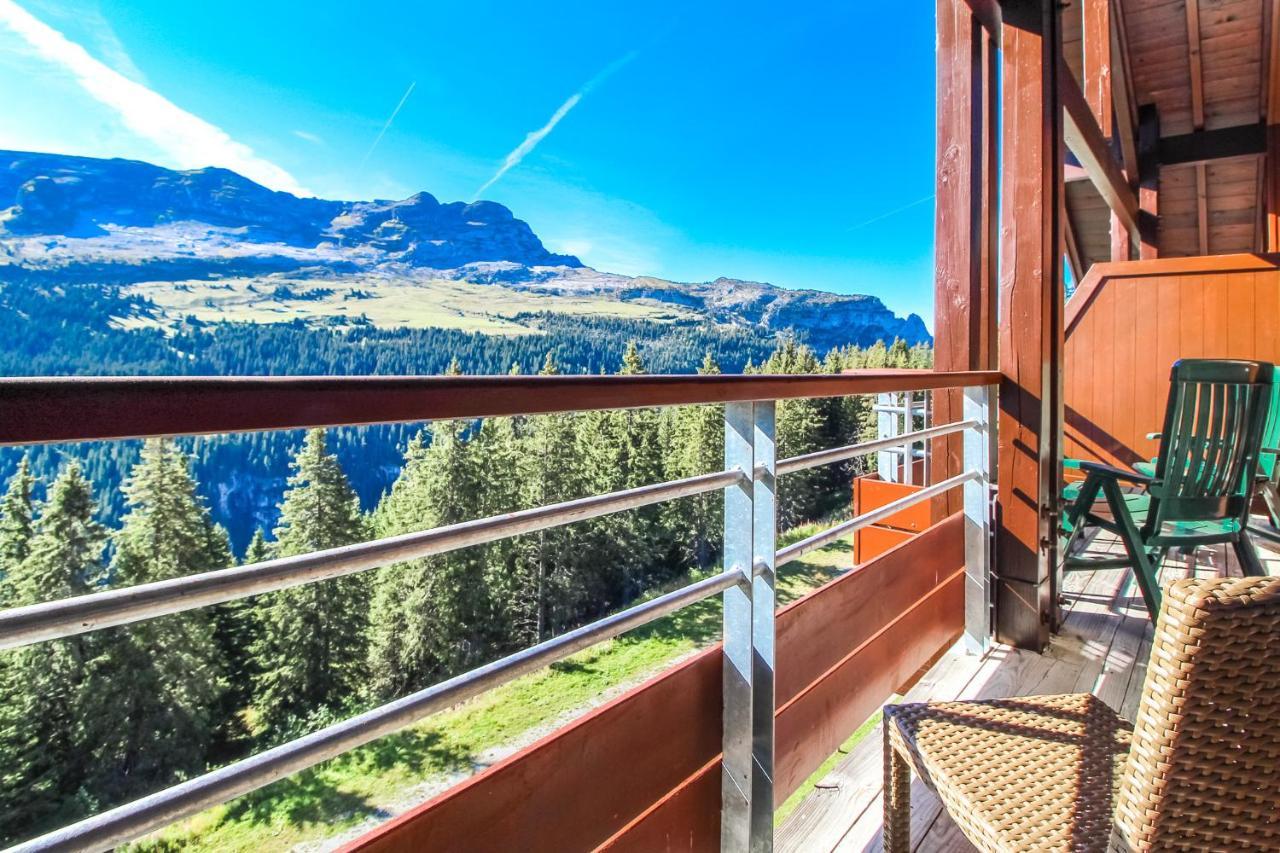 Exceptional 3 Bed Penthouse With Fireplace And Stunning Views Flaine Buitenkant foto