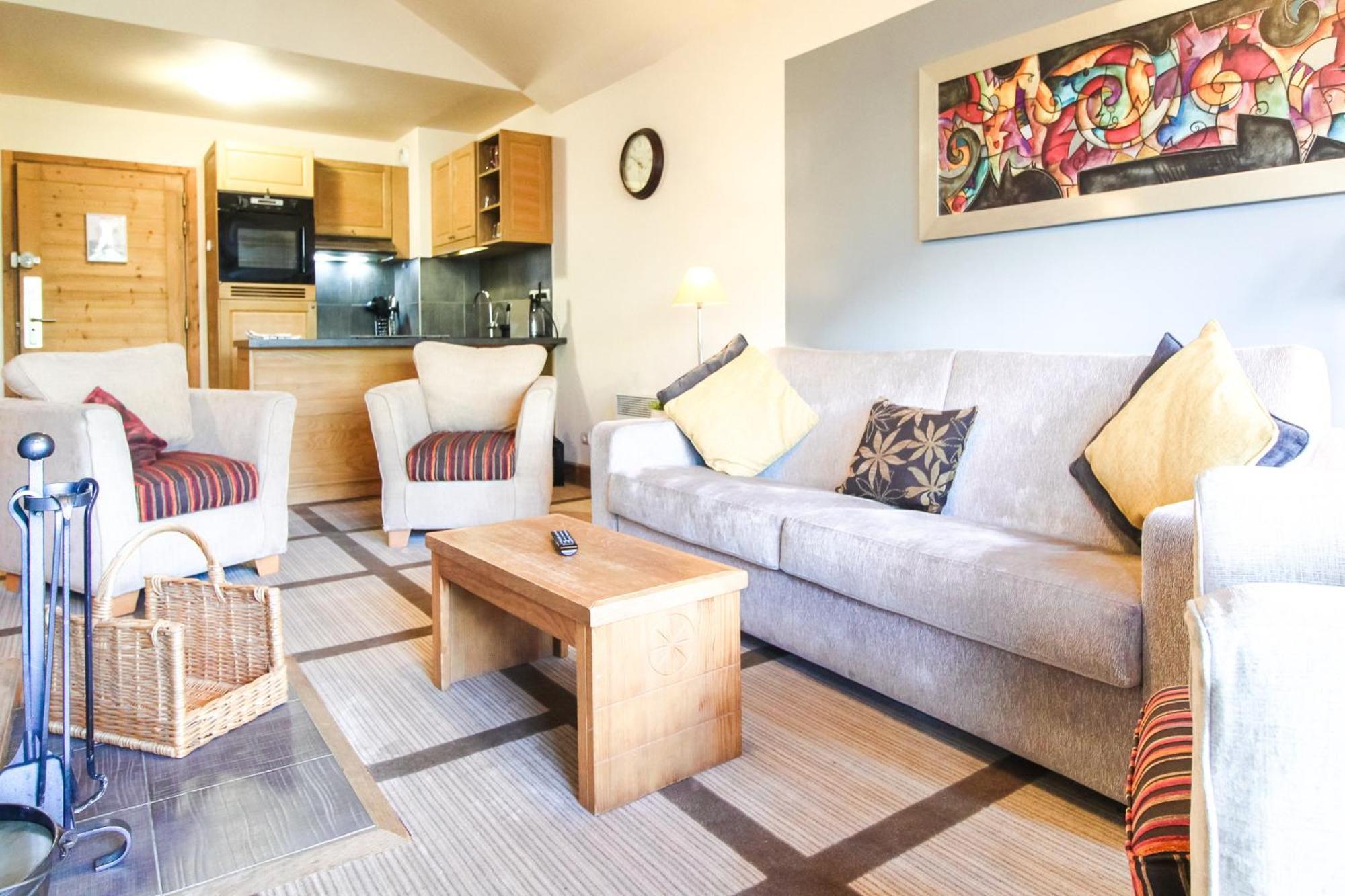 Exceptional 3 Bed Penthouse With Fireplace And Stunning Views Flaine Buitenkant foto