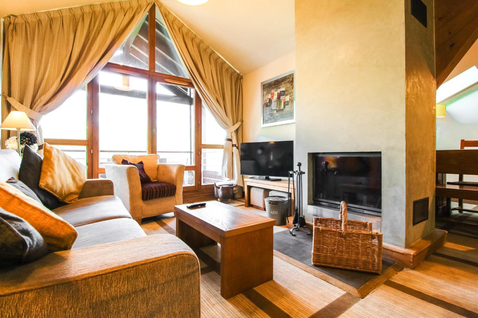 Exceptional 3 Bed Penthouse With Fireplace And Stunning Views Flaine Buitenkant foto