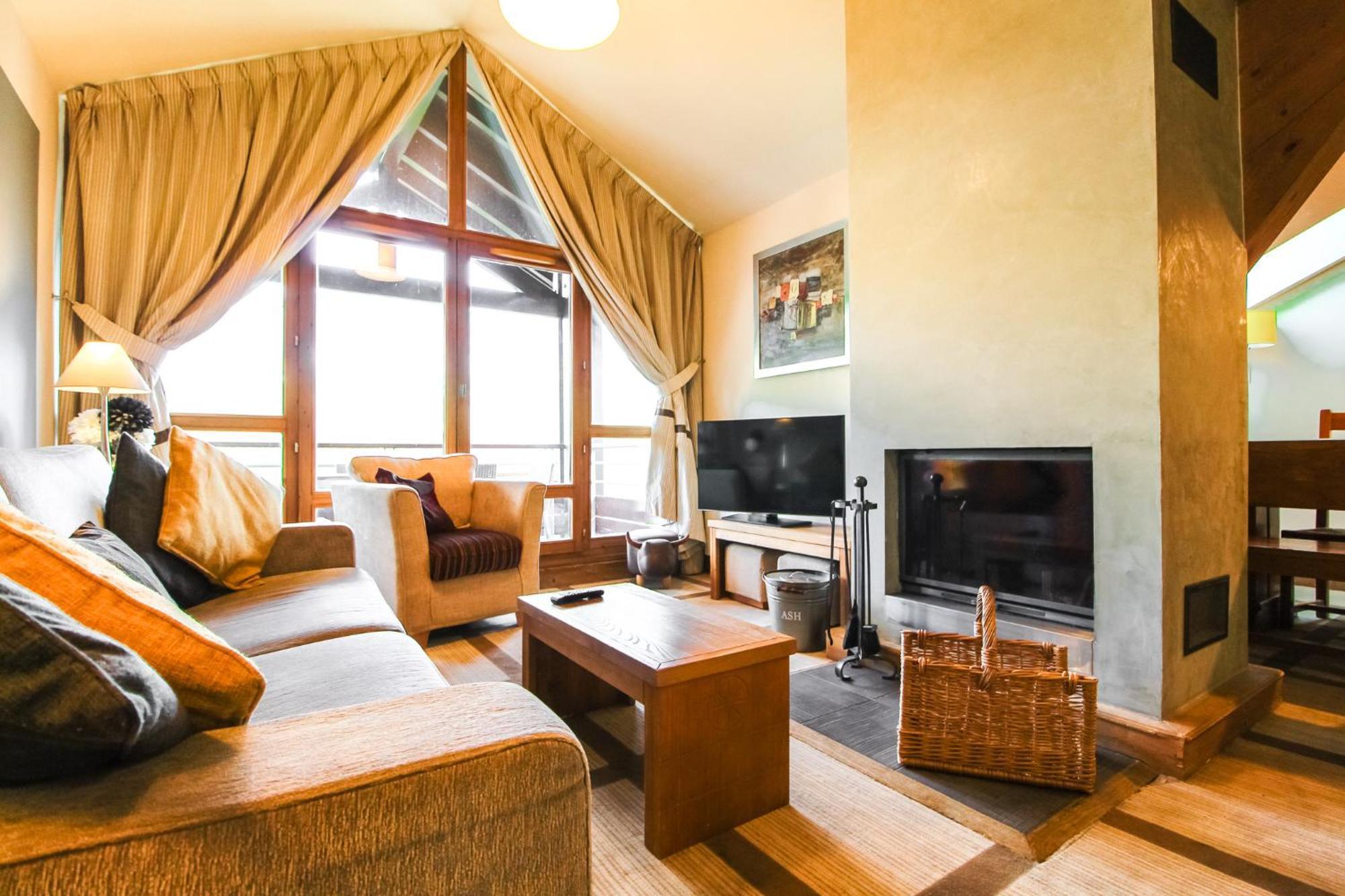 Exceptional 3 Bed Penthouse With Fireplace And Stunning Views Flaine Buitenkant foto