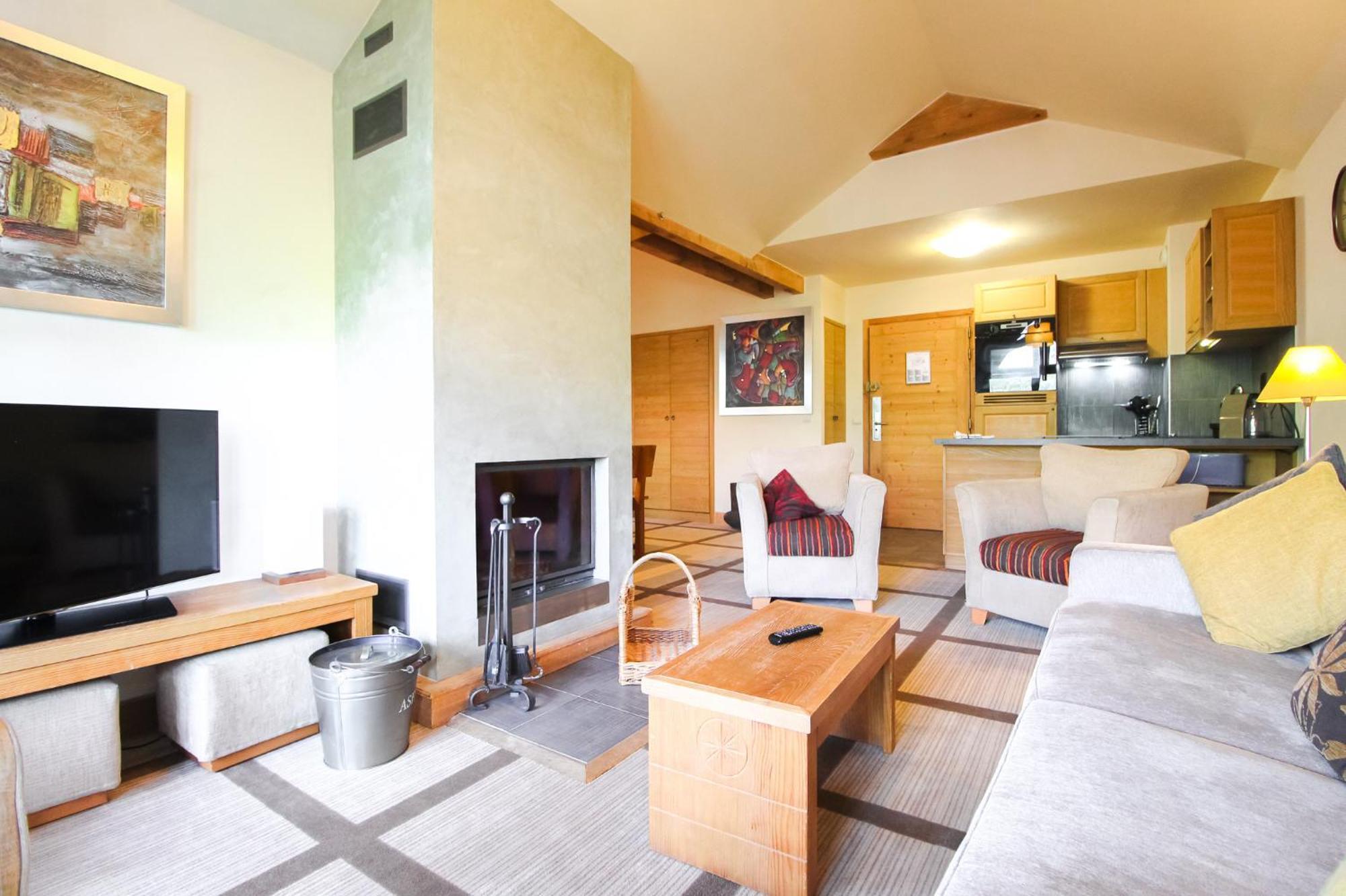 Exceptional 3 Bed Penthouse With Fireplace And Stunning Views Flaine Buitenkant foto