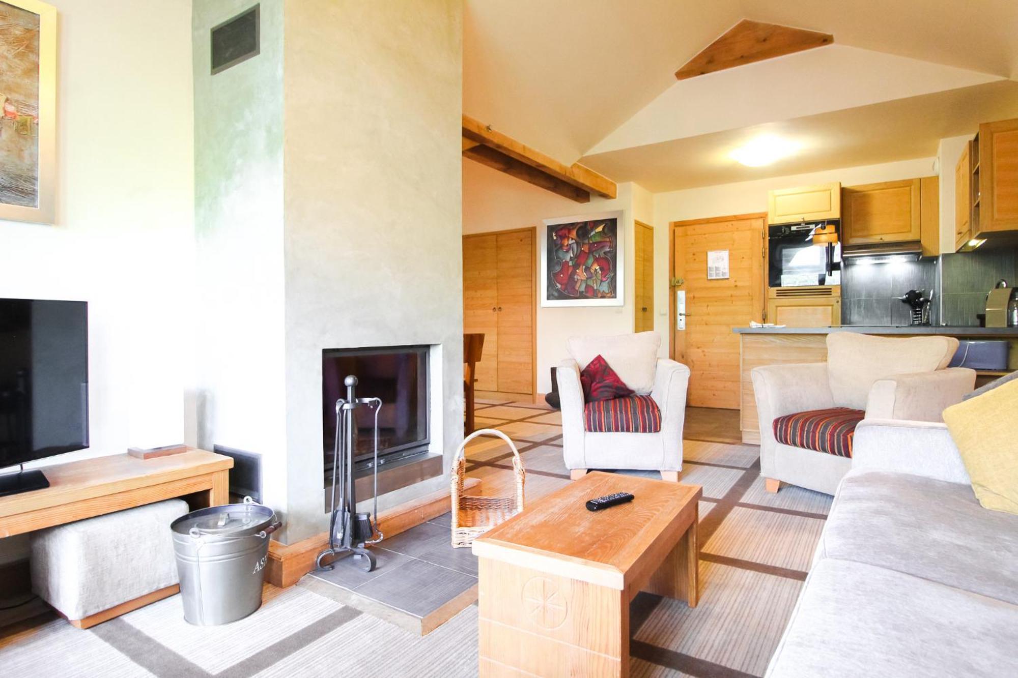 Exceptional 3 Bed Penthouse With Fireplace And Stunning Views Flaine Buitenkant foto