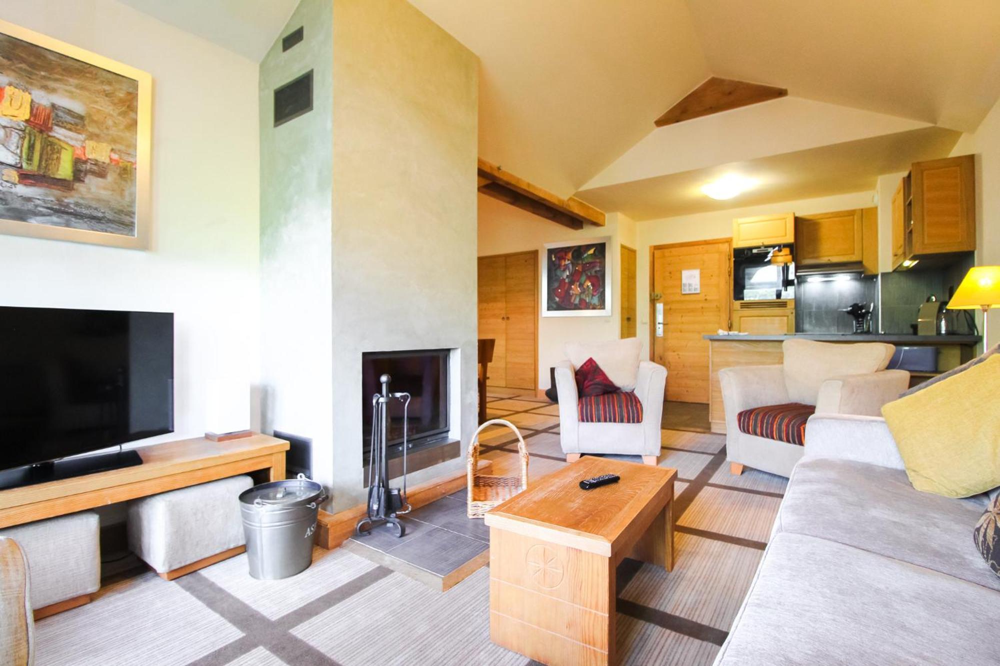 Exceptional 3 Bed Penthouse With Fireplace And Stunning Views Flaine Buitenkant foto