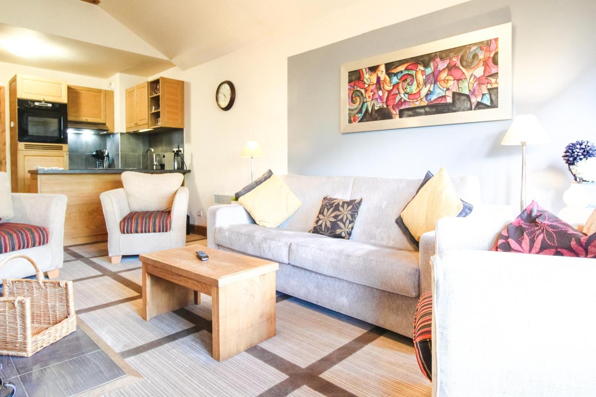 Exceptional 3 Bed Penthouse With Fireplace And Stunning Views Flaine Buitenkant foto